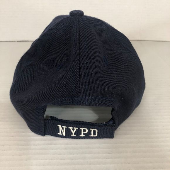 NYPD‎ Adjustable Hat Cap Blue White Embroidered Letters Collegiate - Picture 3 of 6